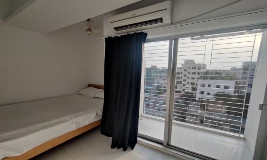 Two Room Furnished Studio Serviced Apartment Rent In Dhaka